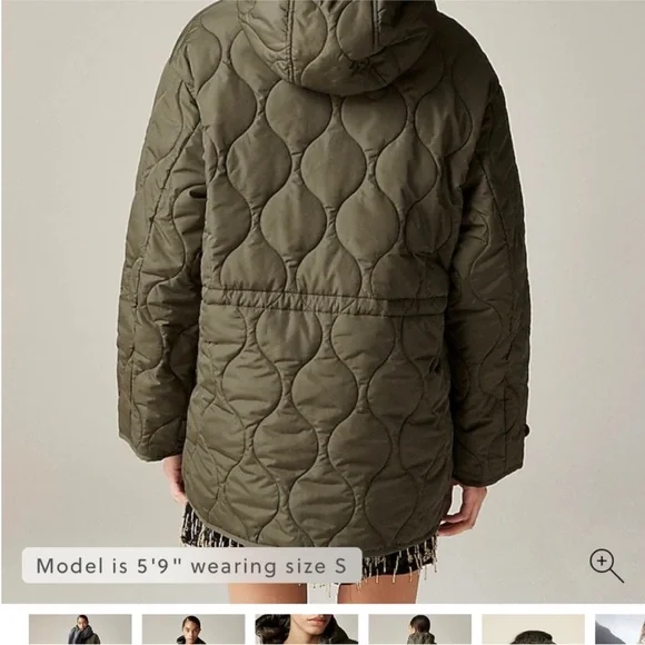 J Crew -- Oslo puffer jacket with Primaloft - navy, size - XXL - Picture 4 of 11